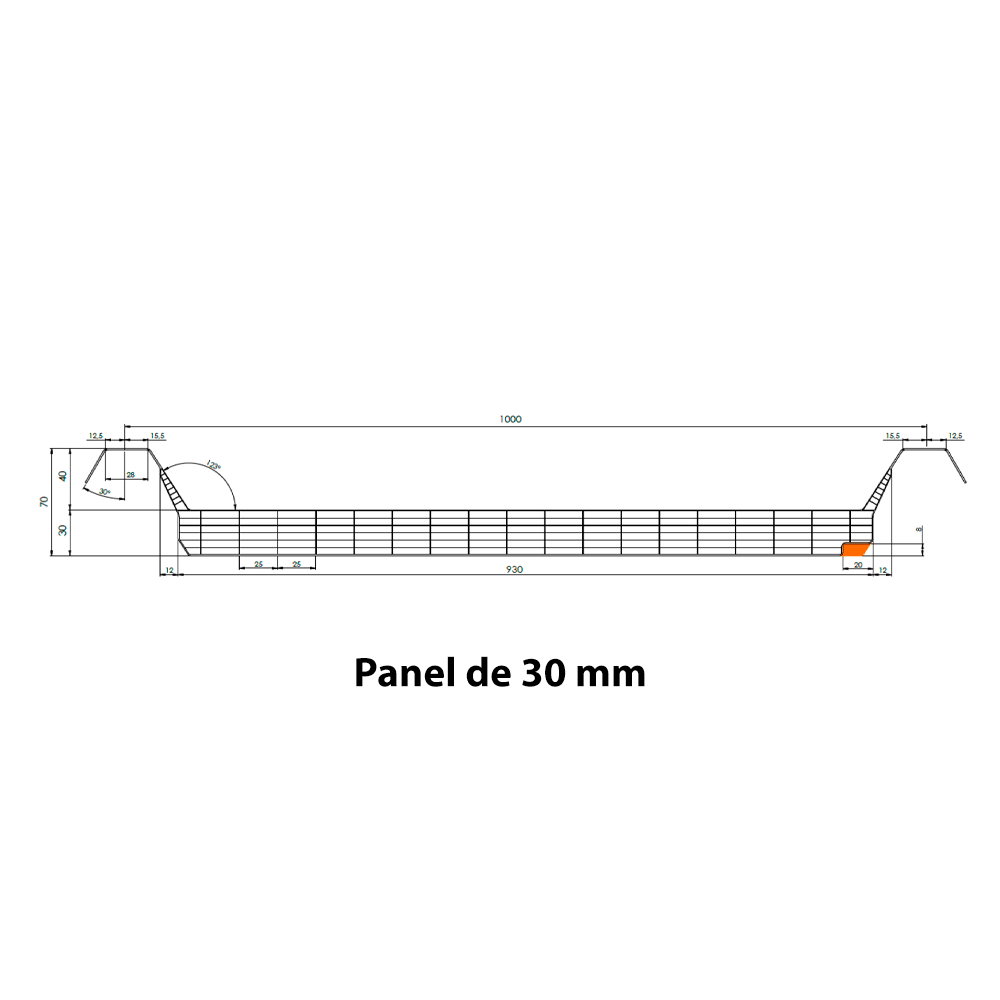 Panel Policarbonato Alveolar - Cristal - Fiberglass - Imagen 3
